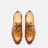 Brown leather shoes